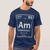 Americium-Element (weiß) T - Shirt (Vorderseite)
