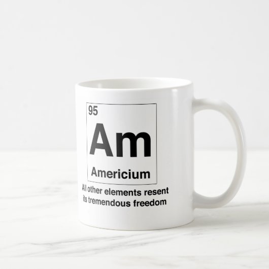 Americium-Tasse Kaffeetasse (Rechts)