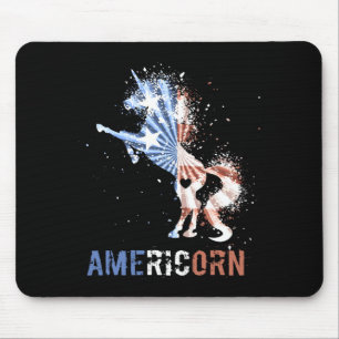 Americorn amerikanische Flagge patriotisches Einho Mousepad