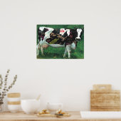 'AmeriCOW Graffiti' Poster (Küche)