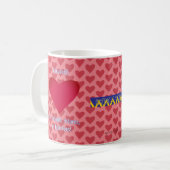 Americus Video Ich bin dein Valentinstag #1 Kaffeetasse (Vorderseite Links)