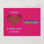 Americus Video Ich bin dein Valentinstag #1 Postkarte (Vorderseite)