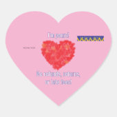 Americus Video I'm Yours Valentine #2 Herz-Aufkleber (Vorderseite)