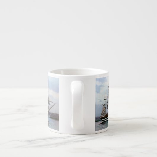 Amerigo Vespucci Espressotasse (Rückseite)