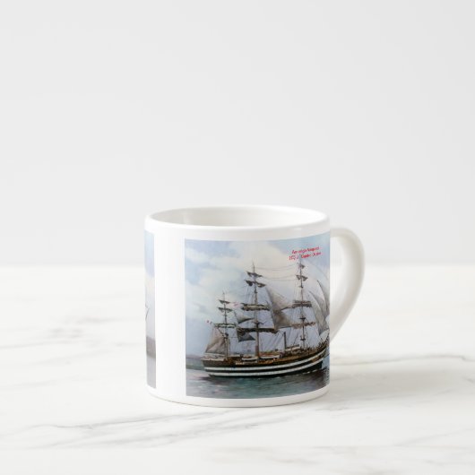 Amerigo Vespucci Espressotasse (Vorderseite Rechts)