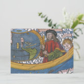 Amerigo Vespucci Explorer auf einer Karte von Amer (Stehend Vorderseite)