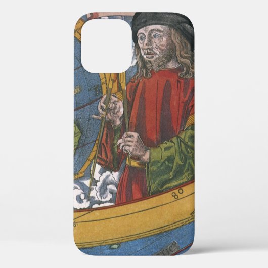 Amerigo Vespucci Explorer auf einer Karte von Amer Case-Mate iPhone Hülle (Rückseite)