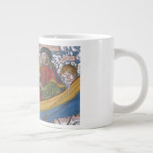 Amerigo Vespucci Explorer auf einer Karte von Amer Jumbo-Tasse (Rechts)