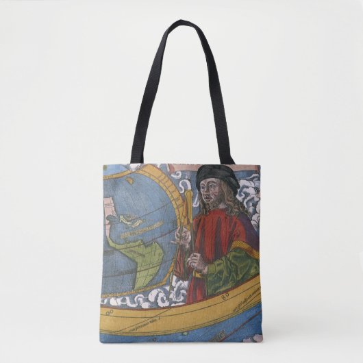 Amerigo Vespucci Explorer auf einer Karte von Amer Tasche (Vorderseite)