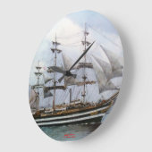 Amerigo Vespucci Große Wanduhr (Winkel)