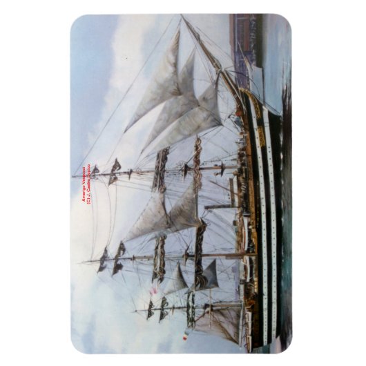 Amerigo Vespucci Magnet (Vertikal)