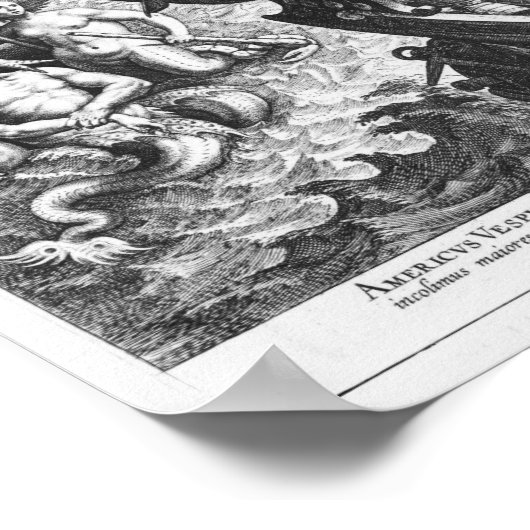 Amerigo Vespucci Poster (Ecke)