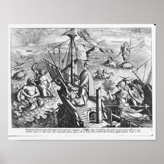Amerigo Vespucci Poster (Vorne)