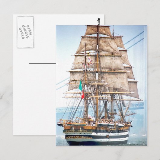 Amerigo Vespucci Postkarte (Vorne/Hinten)
