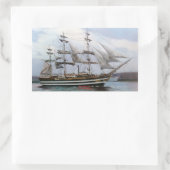 Amerigo Vespucci Rechteckiger Aufkleber (Tasche)