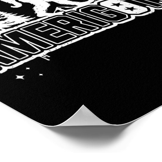 Amerigotit Funny Meme T 2025  Poster (Ecke)