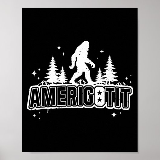 Amerigotit Lustiges Meme T 2025 Poster (Vorne)