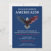 AMERIKA250 4. JULI PARTY EINLADUNG (Vorderseite)