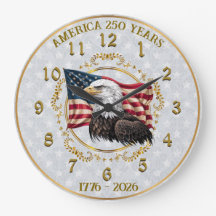 Amerika250 Jahrestag der Uhr der amerikanischen Ma