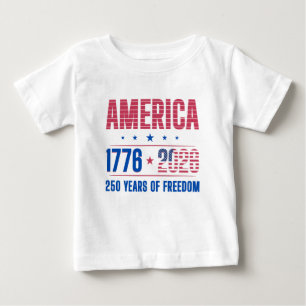 AMERIKA 1776 2026 250 Jahre Freiheit Baby T-shirt