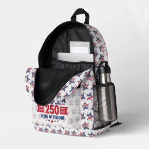 Amerika 1776 2026 250 Jahre Freiheit Patriotisch Bedruckter Rucksack