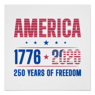 AMERIKA 1776 2026 250 Jahre Freiheit Poster