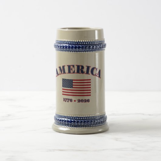 Amerika 1776 / 2026 bierglas (Mittel)
