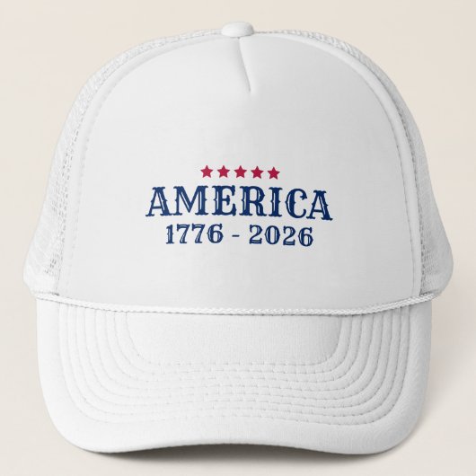 Amerika 1776-2026 truckerkappe (Vorderseite)