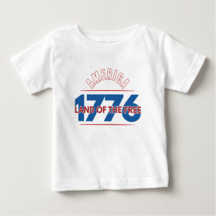 AMERIKA 1776 LAND DER FREIEN BABY T-SHIRT