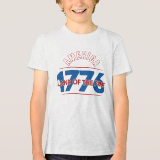 AMERIKA 1776 LAND DER FREIEN Tri-Blend SHIRT