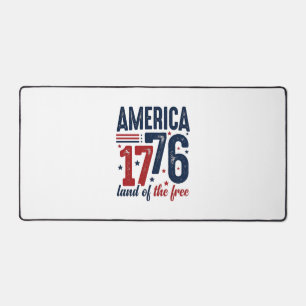 Amerika 1776 Land der Freien Vintage Patriotisches Schreibtischunterlage