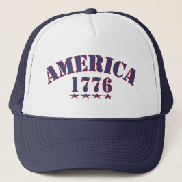 Amerika 1776 Patriotischer Stolz Truckerkappe