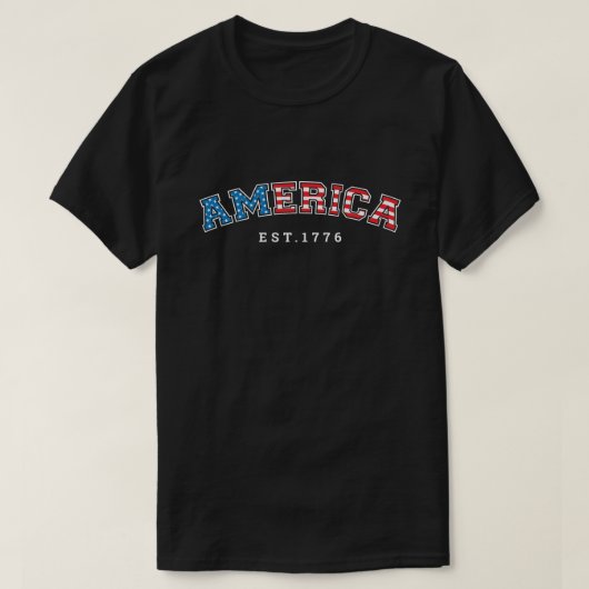 Amerika: 1776 T-Shirt (Design vorne)