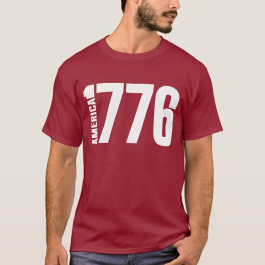 AMERIKA 1776  T-Shirt (Vorderseite)