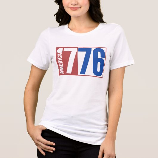 AMERIKA 1776 Tri-Blend SHIRT (Vorderseite)