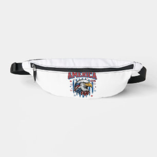 Amerika 1776 Vintage Adler Patriotisches Shirt Des Bauchtasche