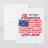 Amerika 250 1776-2026 postkarte (Vorne/Hinten)