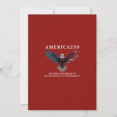 AMERIKA 250 4. Juli Party Einladung (Rückseite)