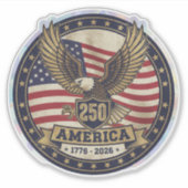 Amerika 250 aufkleber (Vorderseite)