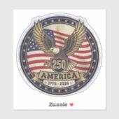 Amerika 250 aufkleber (Blatt)