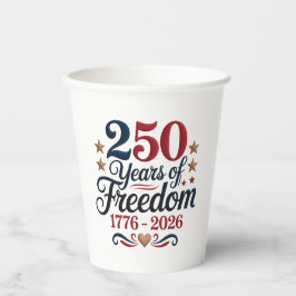 Amerika 250 Badezimmer Gast Pappbecher