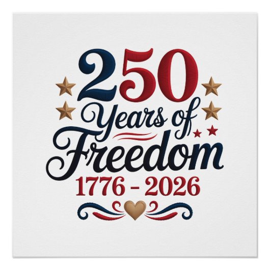 Amerika 250 Badezimmer-Kunst Poster (Vorderseite)