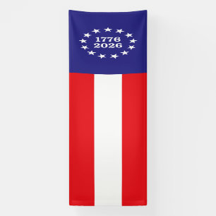 Amerika 250 Betsy Ross Banner
