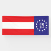 Amerika 250 Betsy Ross Banner (Horizontal)