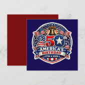 Amerika 250 einladung (Vorne/Hinten)