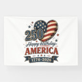 Amerika 250-Feier Banner (Horizontal)