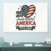 Amerika 250-Feier Banner (Messe)