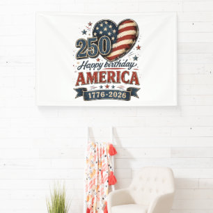 Amerika 250-Feier Banner