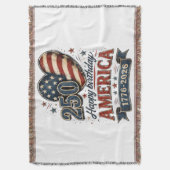 Amerika 250-Feier Decke (Vorderseite Vertikal)