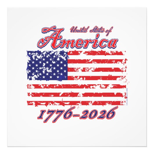 Amerika 250 fotodruck (Vorne)